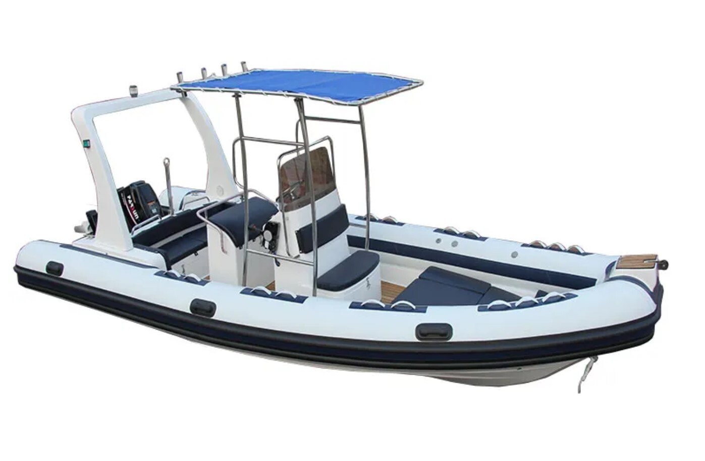 6.8m hypalon aluminum hull semi-rigid inflatable dive 23 ft luxury hypalon r