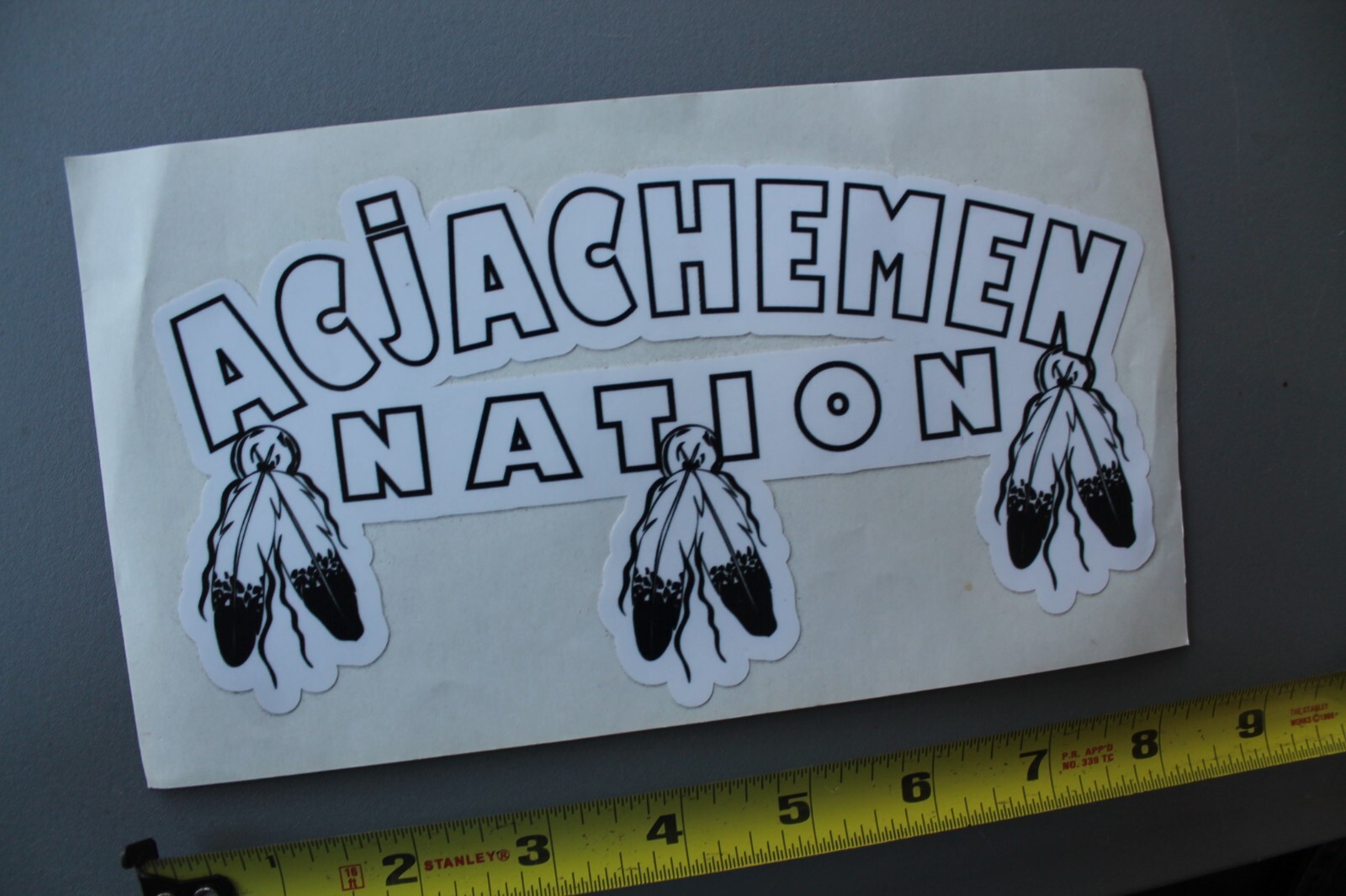 Acjachemen Nation Native American Indian Feather OG V69C Vintage Surfing STICKER