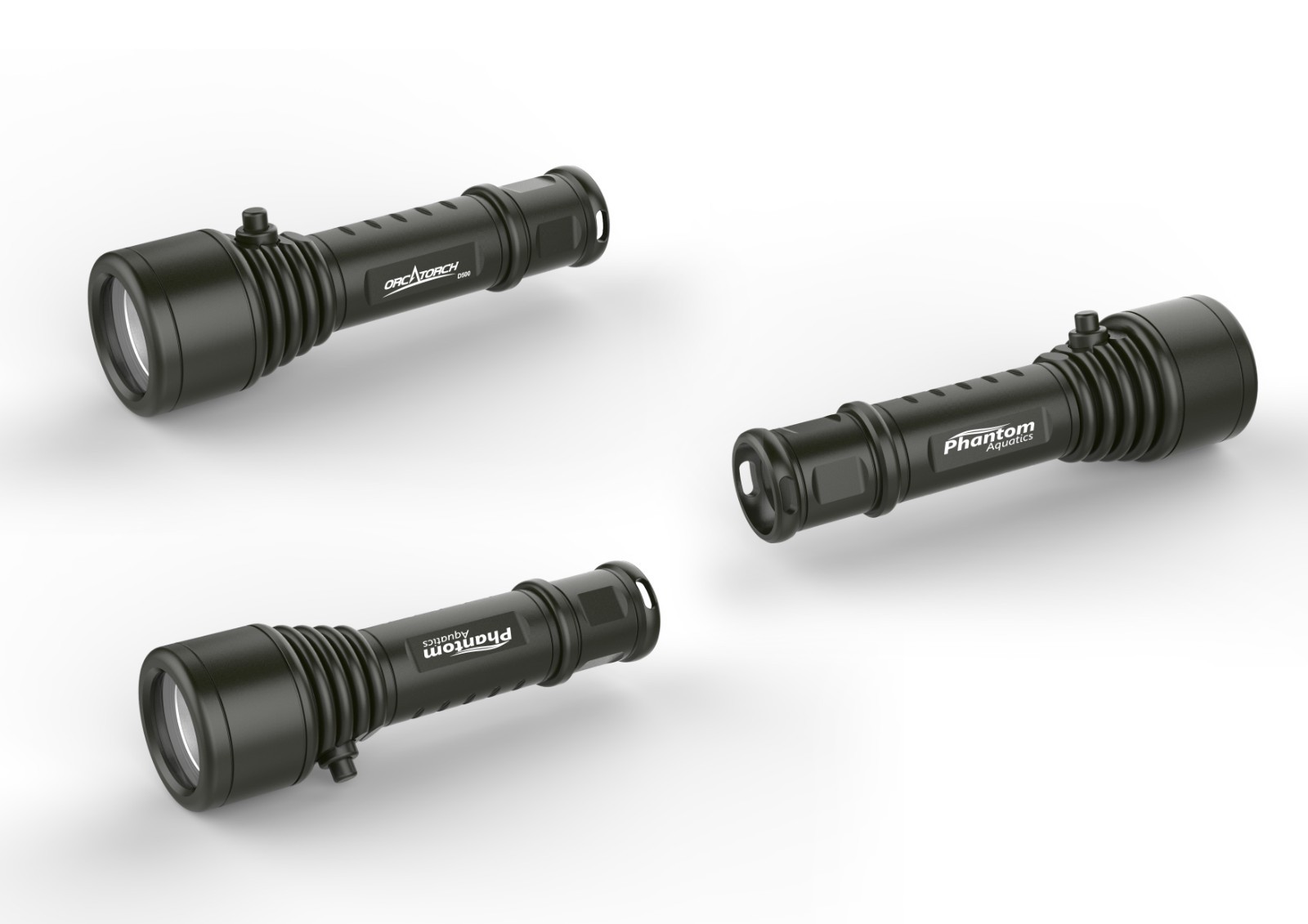 Orca Torch D500 Aluminum LED Dive light with Rechargeable Battery & Charger
