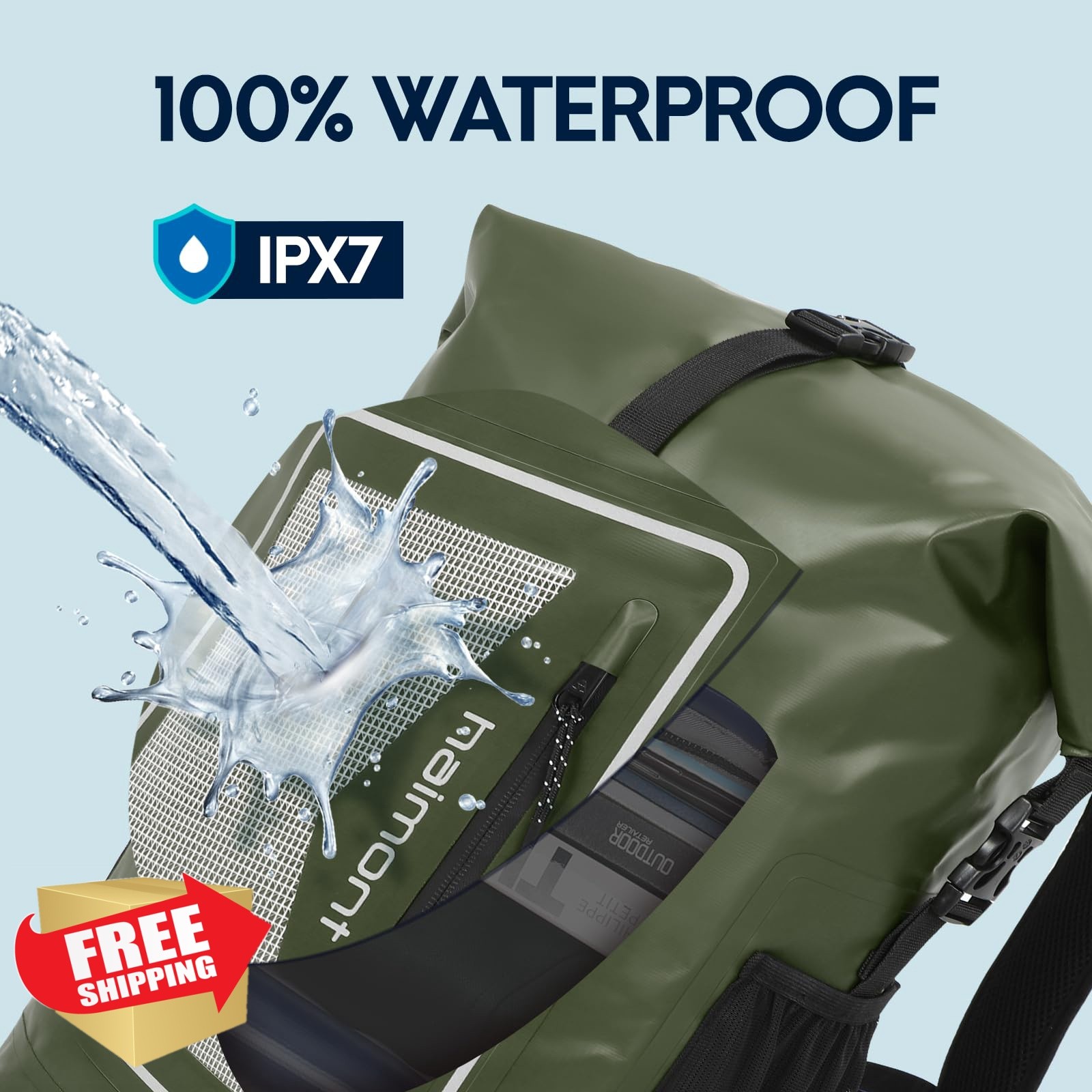 Haimont 30L Dry Bag Army Green