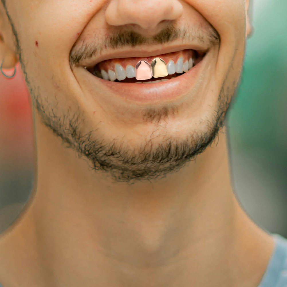 5 Pcs Single Tooth Grill Removable Cap Hip Hop Teeth Mouth Guard