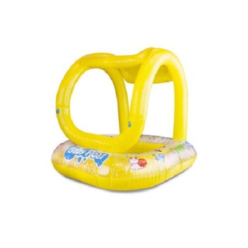 Kids Stuff Baby Float Inflatable Swimming Float With Sunshade For Age 3+ Years