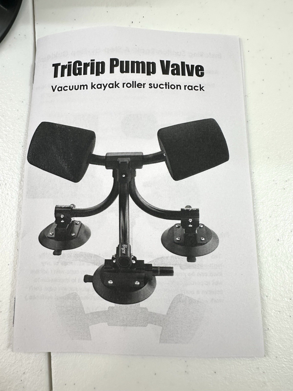 Hlogree Trigrip Kayak Load Roller 3 Suction Cup Kayak Roller Loader Pump Vacuum