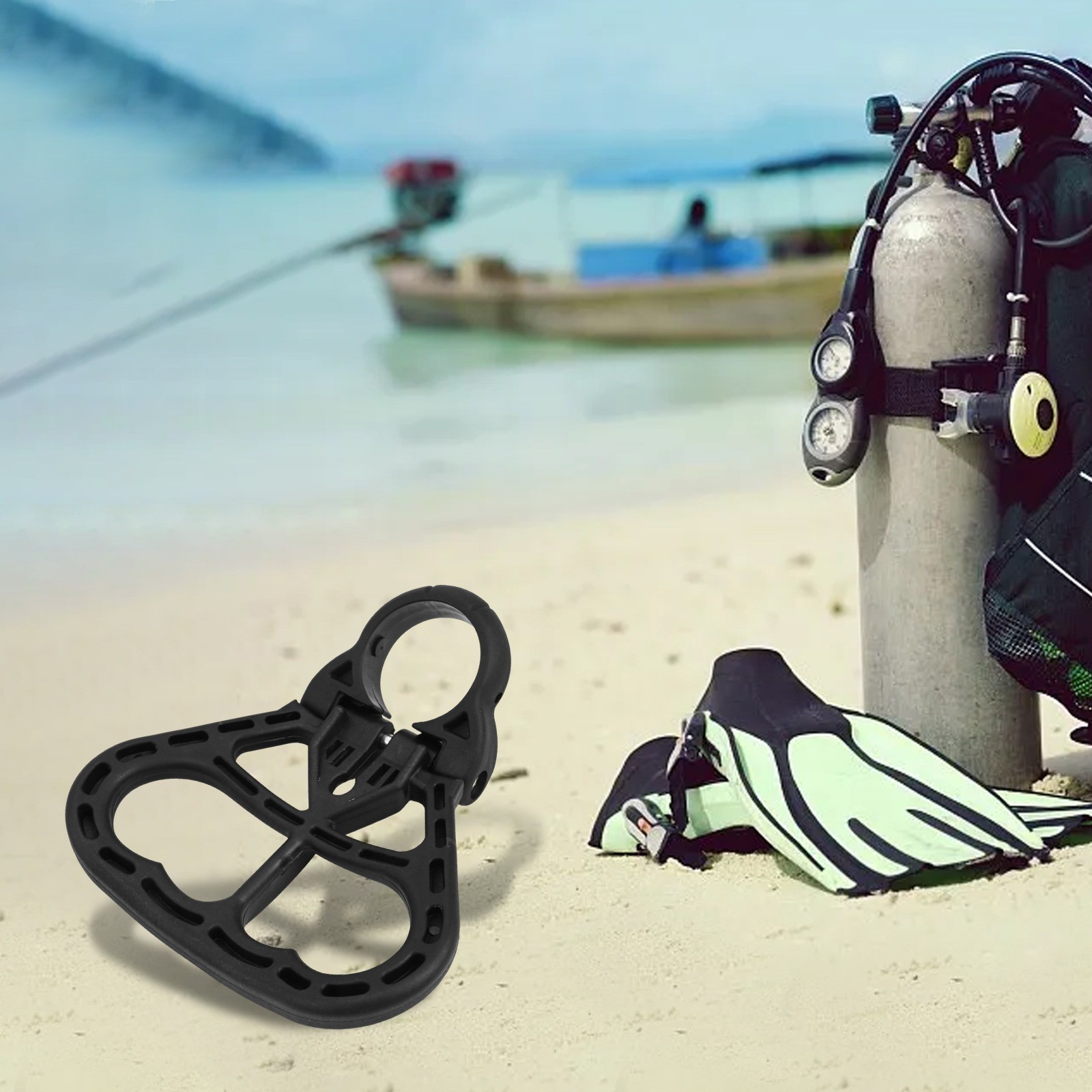 Easy to Use Dive Tank Handle for Comfortable Transportation of Air Bottles