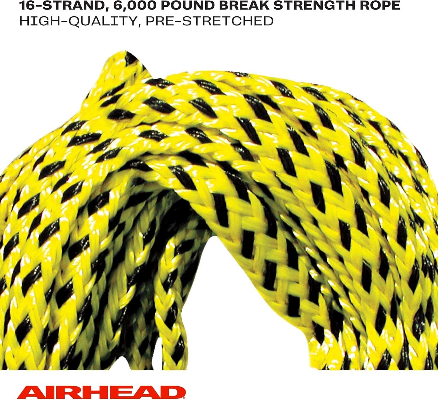 Heavy Duty 60Ft Tow Rope for Towable Tubes, Up to 6,000Lb Break Strength, UV …