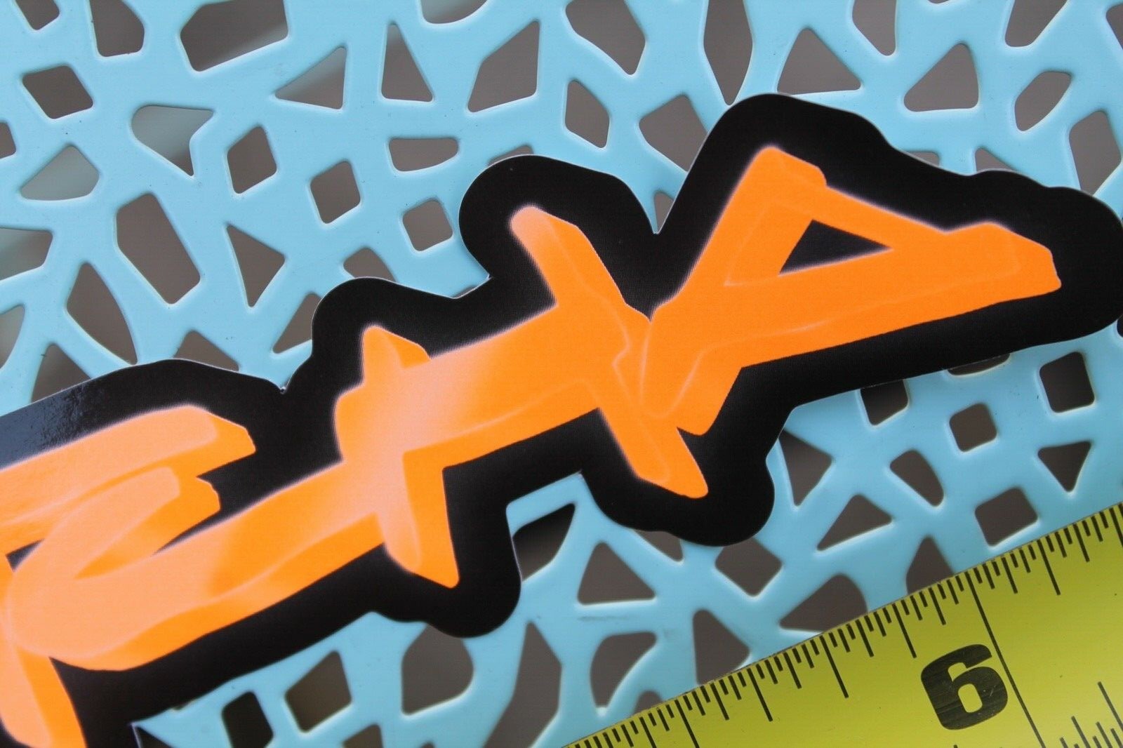 GOTCHA Clothing Neon Orange Graffiti Retro Original Skateboard Surfing STICKER