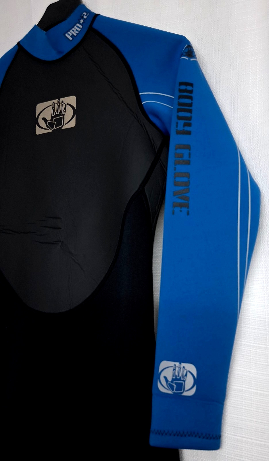 Body Glove Pro*2 3*2mm Full Wetsuit Black Blue Gray Medium