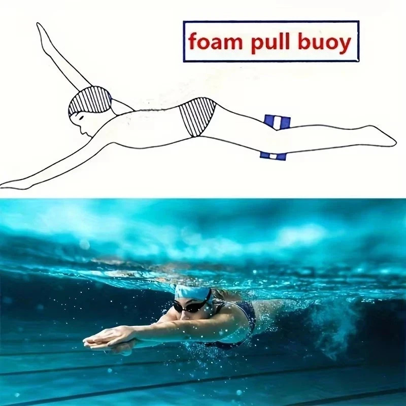 Pull Buoy Swim Training Leg Float for Adults & Youth Swimming Pool 1PCS