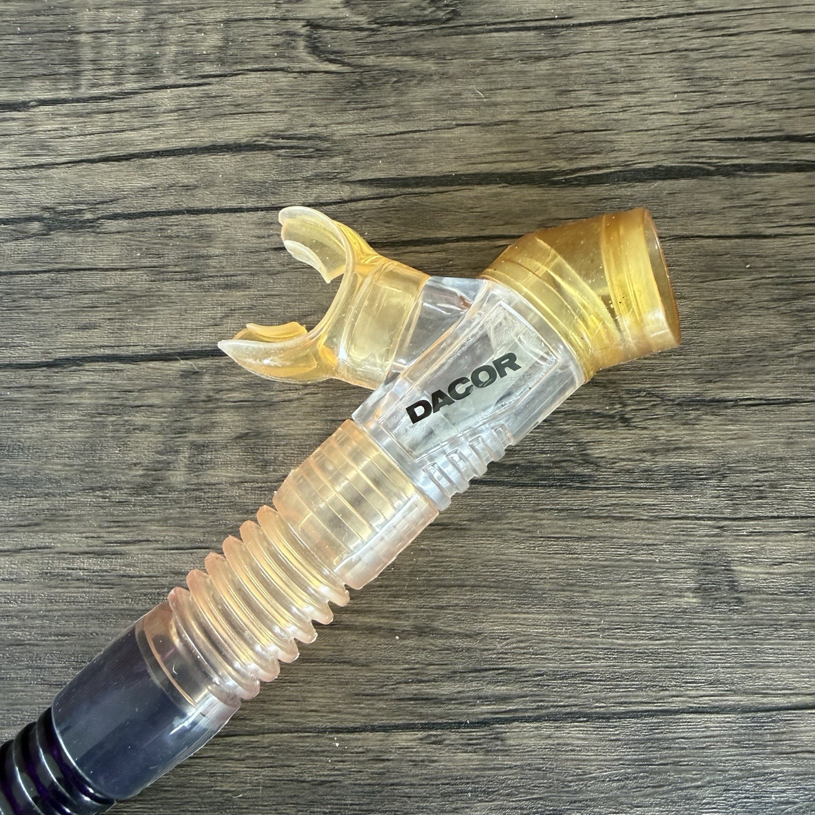 Dacor Flex VTG 1990’s Scuba Dive Snorkel Purple