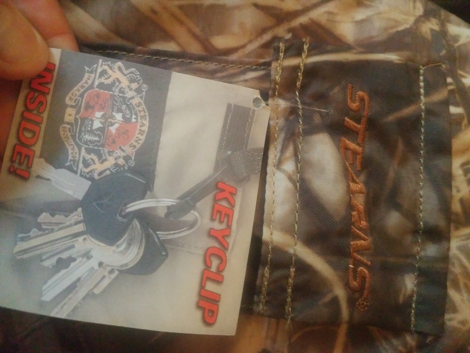 Stearns Adult S/M 32-40″ over 90 lbs Fishing Vest camouflage Coast Guard Approve