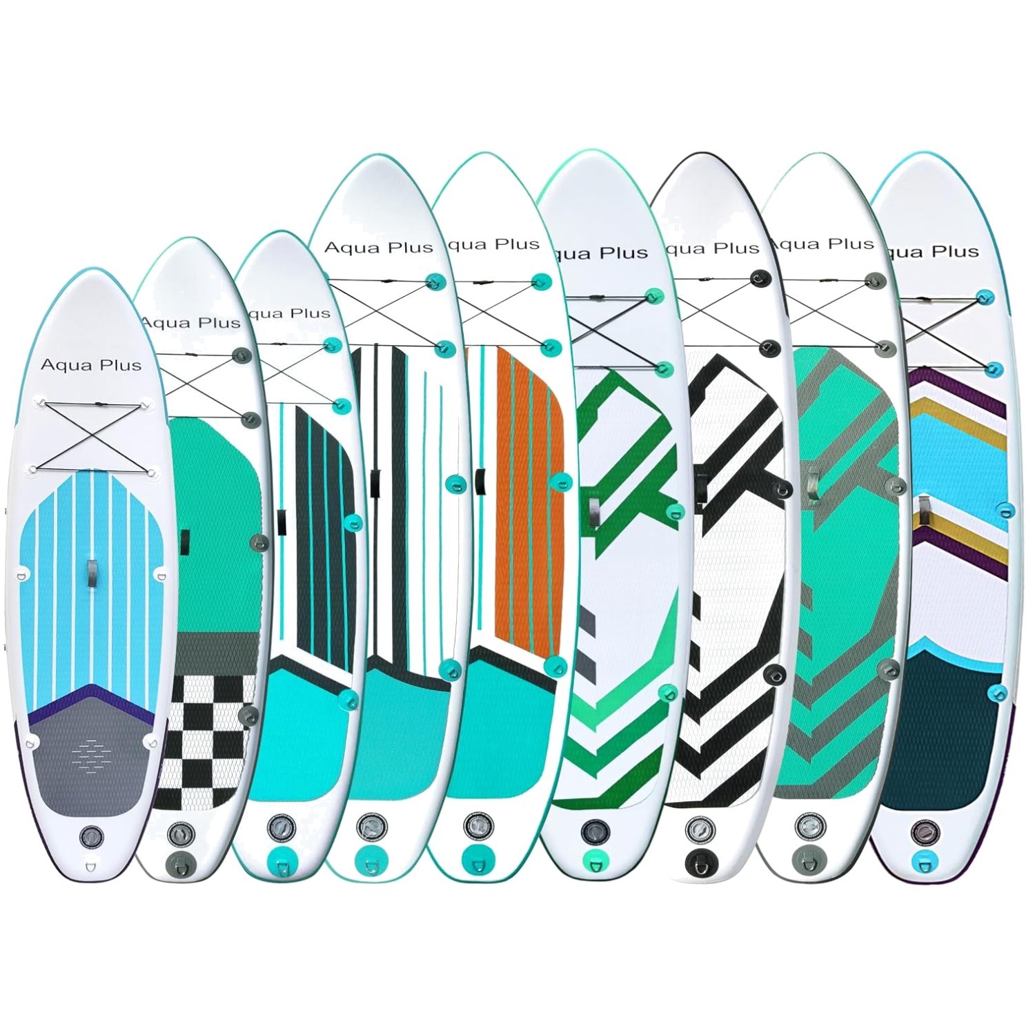 11ft Graffiti White Inflatable Paddle Board Package