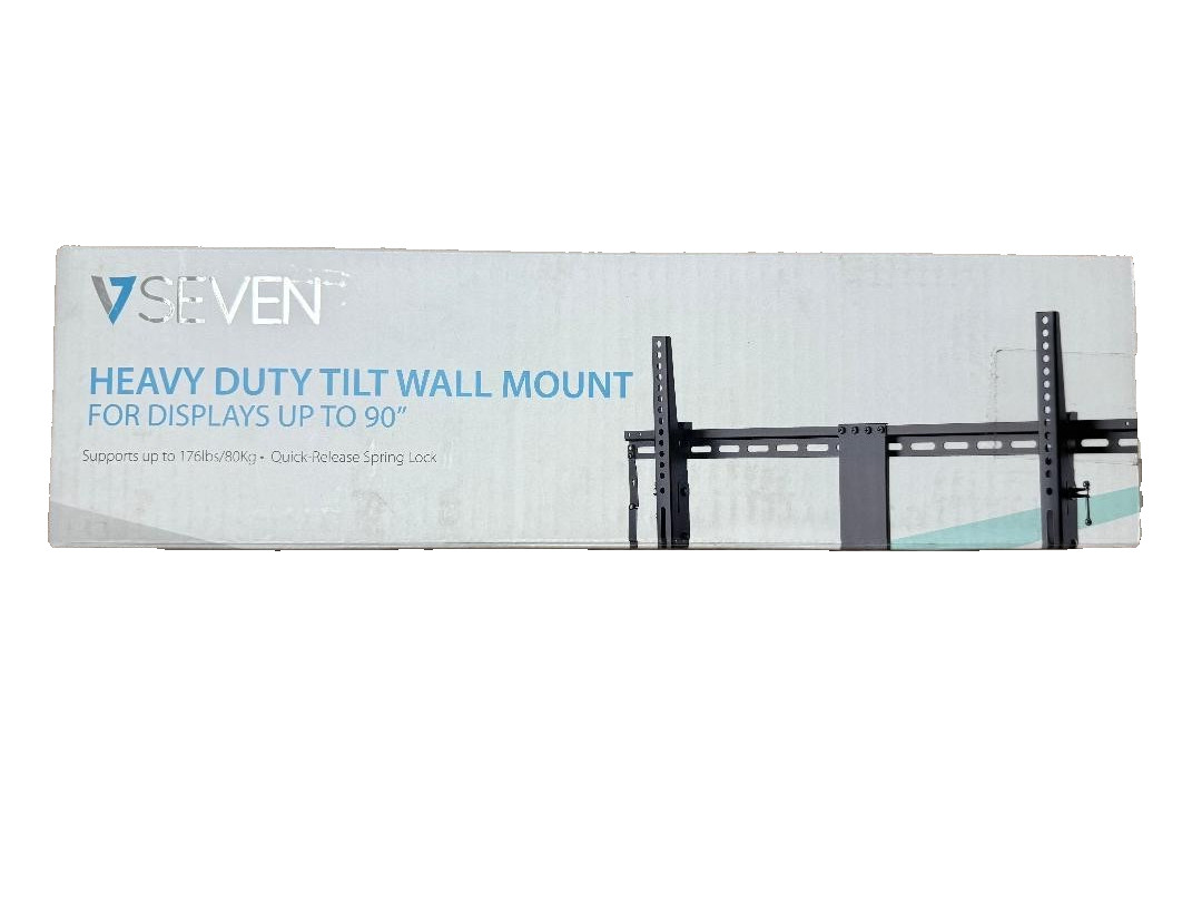 VSEVEN TV Wall Mount for UP TO 90 In with Tilt WM1T90 Brand New Sealed Box