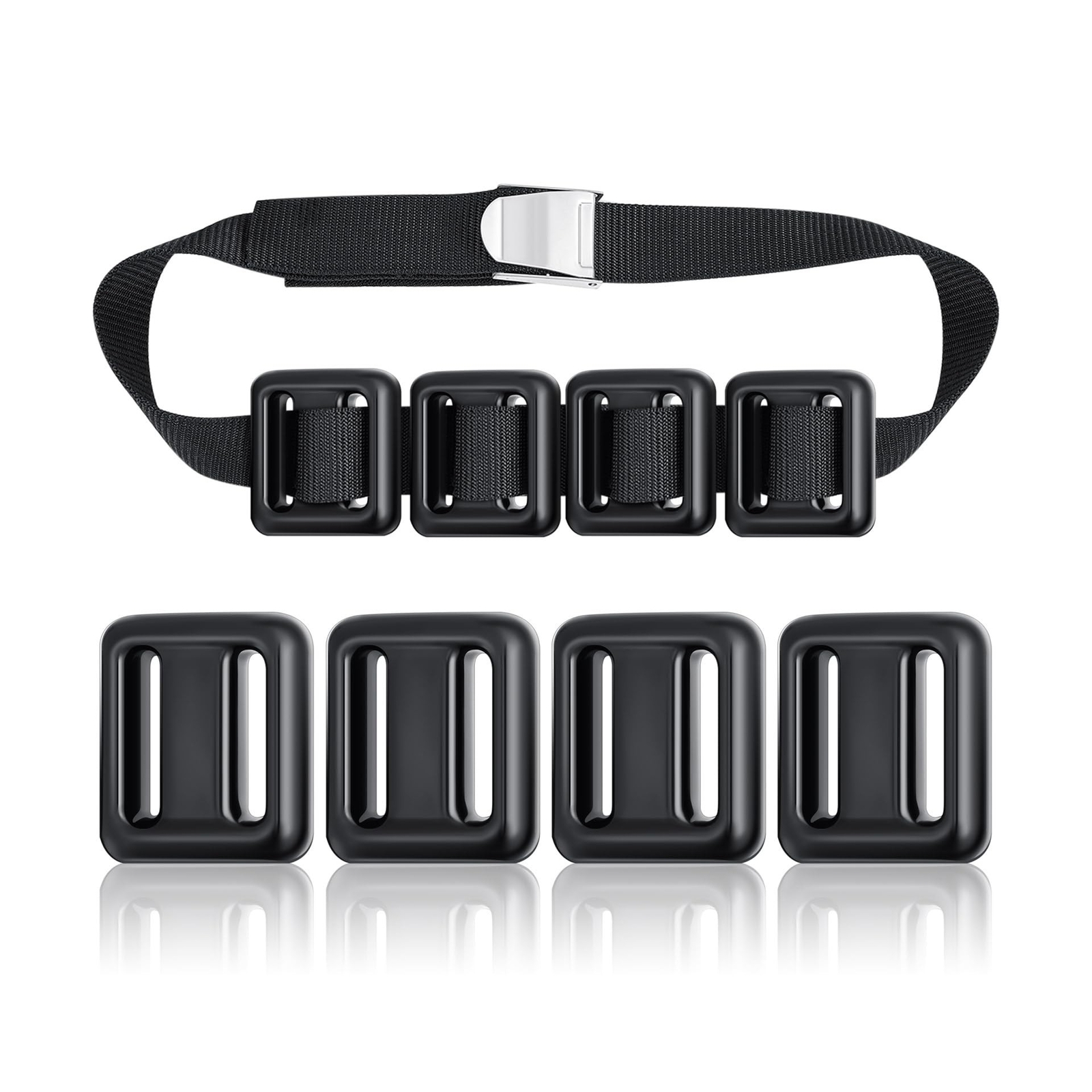 Tellegloww 4 Pcs 2.2 lb Dive Weights Belt for Scuba Diving Coated Dive Weight…
