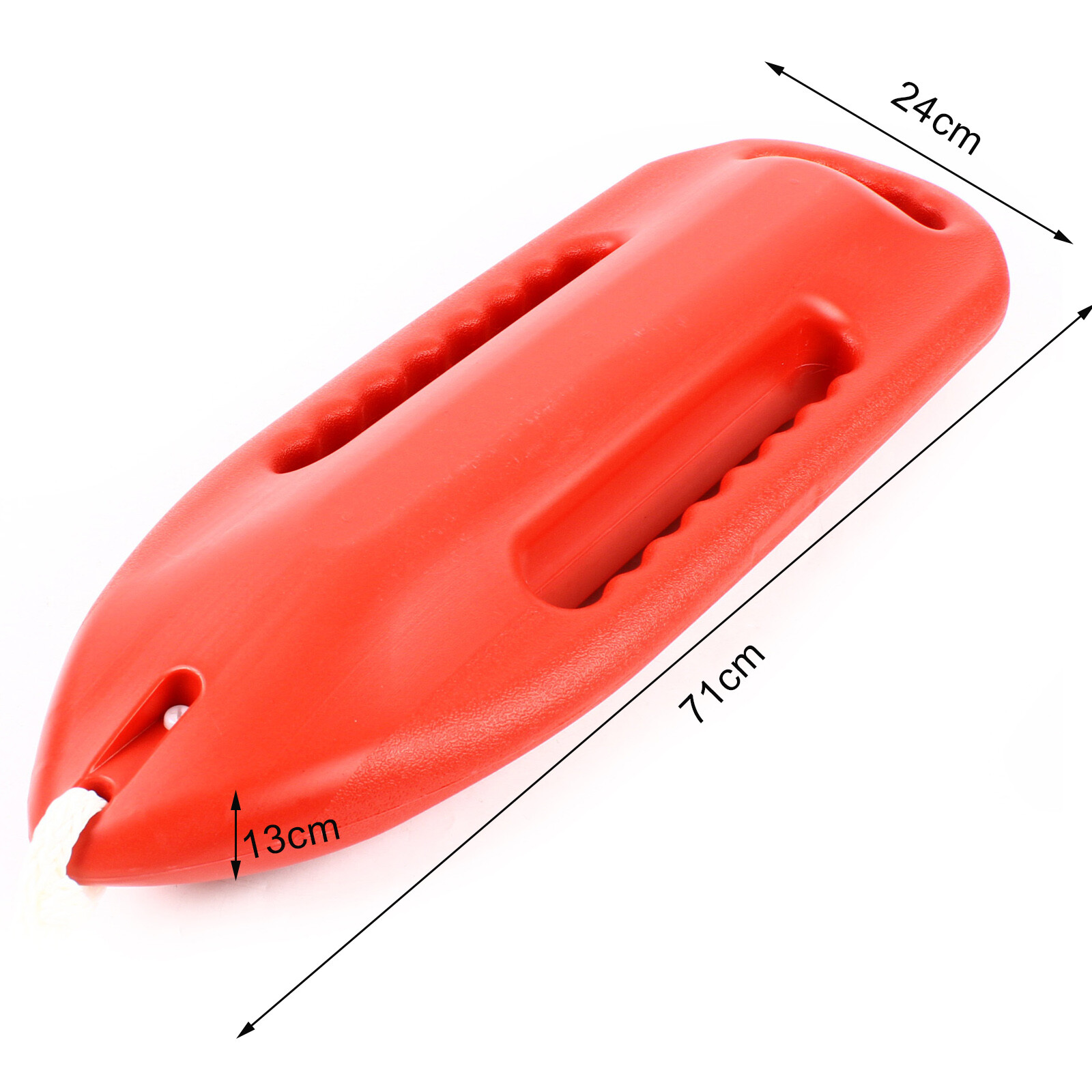 NEW Handle Swimming Rescue Buoy w/ PE Rope Adjustment Buckle Strong Load-bearing