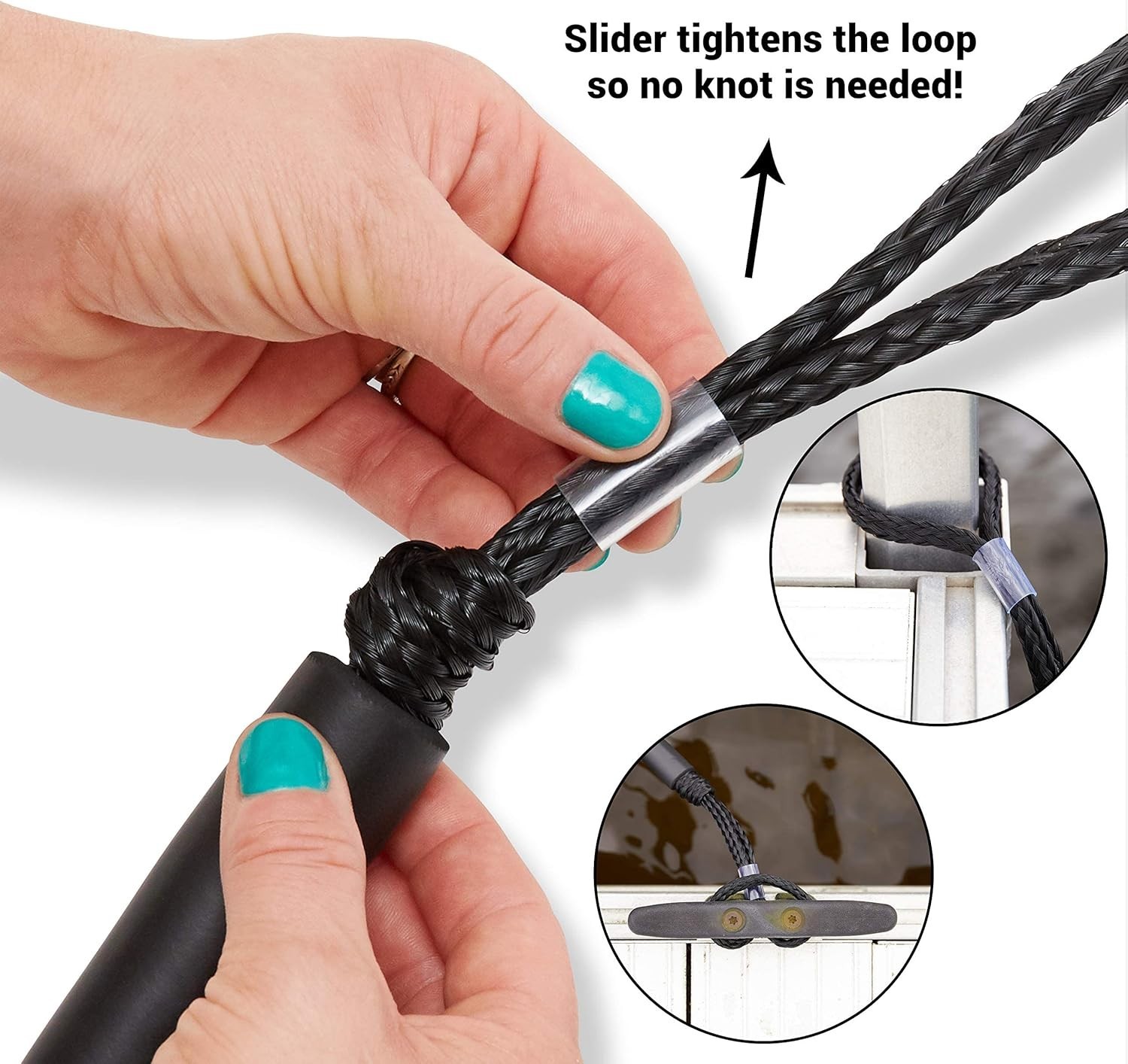Bungee Dock Line 2-Pack-4ft, Adjustable No-Jerk Boat & Kayak Ties, Mooring R…