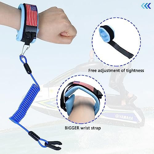 Boat Kill Switch Lanyard Jet Ski Wrist Strap Fit for Yamaha Jet Blue