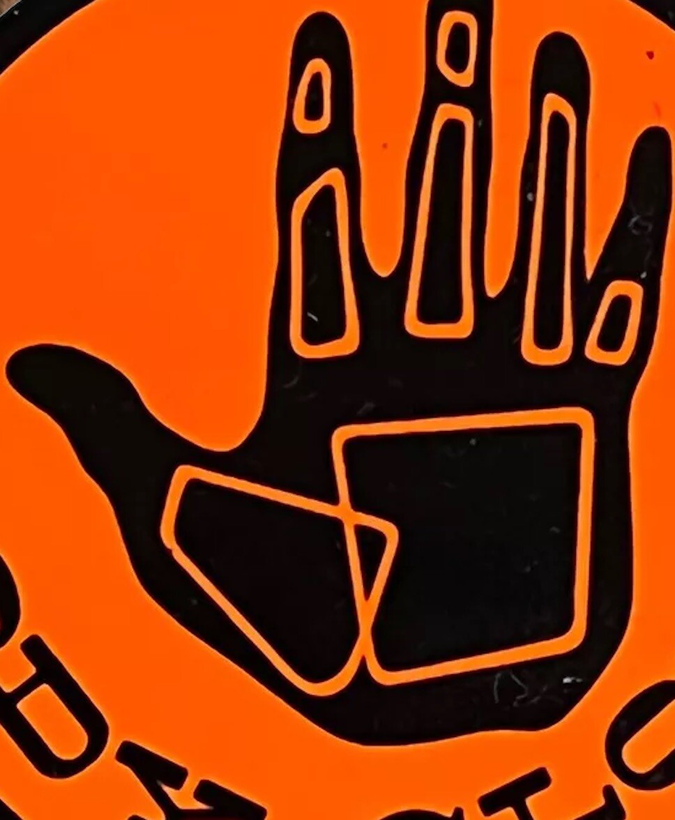 VTG 1980’s Body Glove Wetsuits STICKER-XL Neon Orange Surfing Beach Culture￼ USA