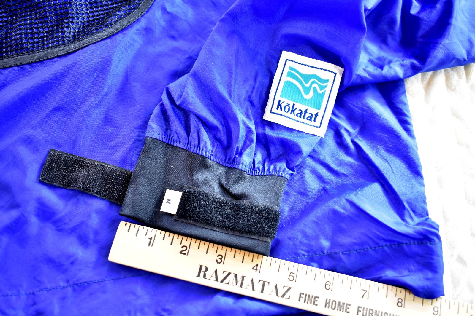 Kokatat Paddling Jacket Splash Top Dry Blue Kayak Canoe Pocket Pullover Women M