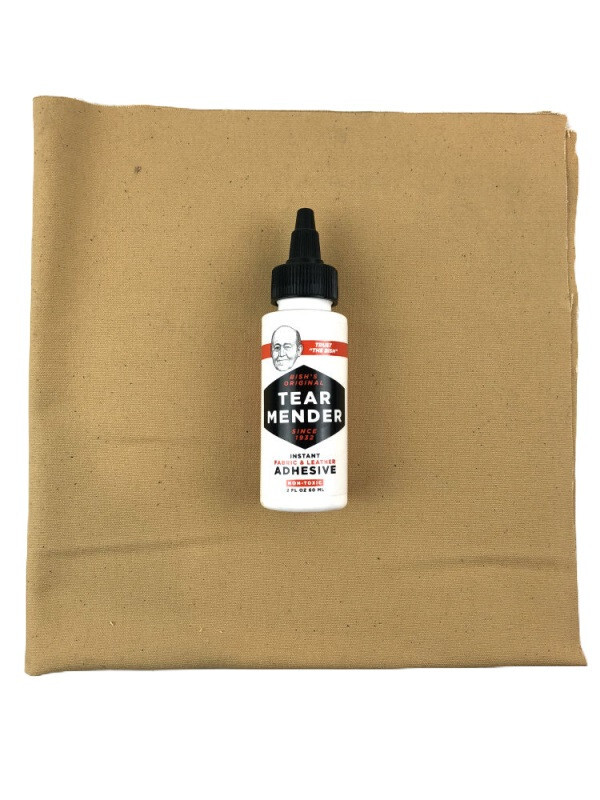 Pop Up Camper Cotton Canvas Repair Kit – Light Brown