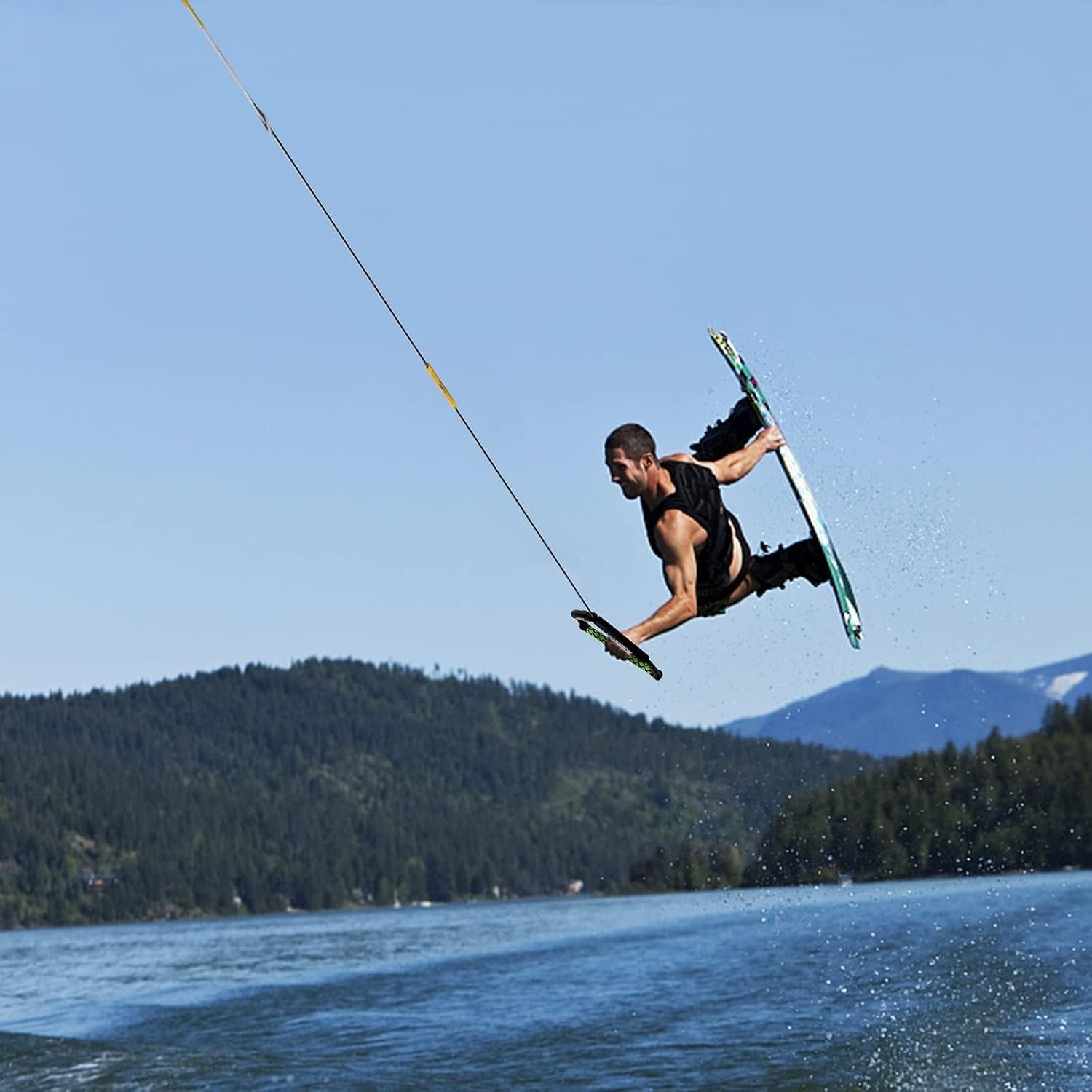 Dyneema Wakeboard Rope 75ft – No Stretch – 2200 lbs