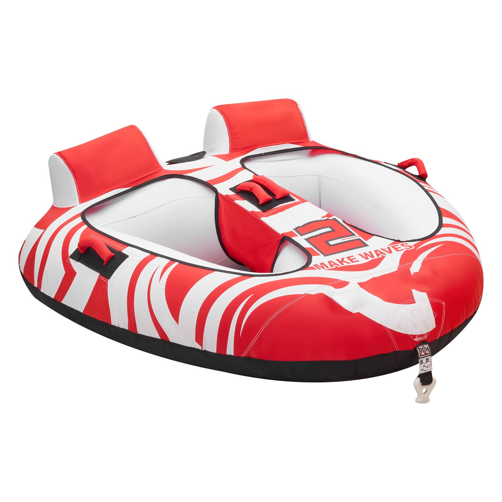 Uimoso Towable Tubes for Boating, 2-Person Inflatable Water Sports Equipment