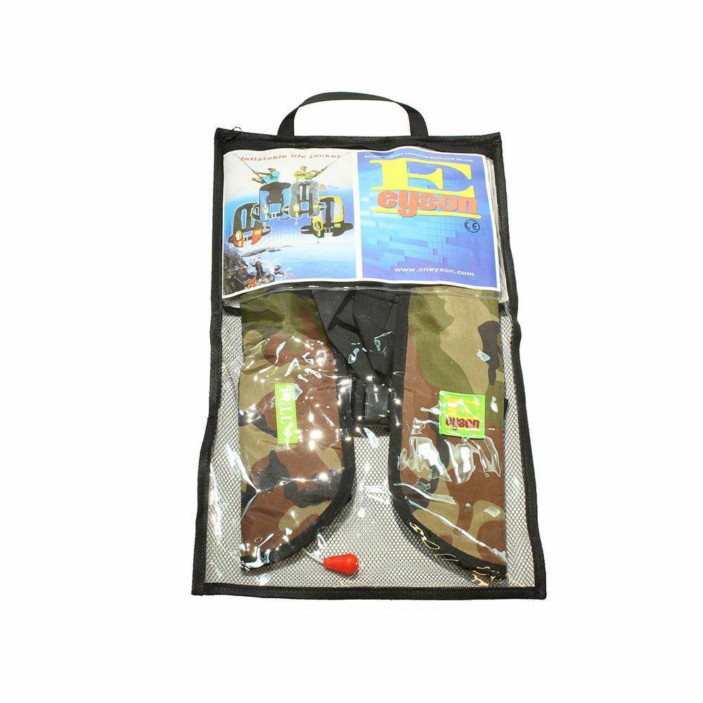 New M-33 Manual Inflatable Life Jacket Vest PFD Bouyancy Fishing Kayak Boating
