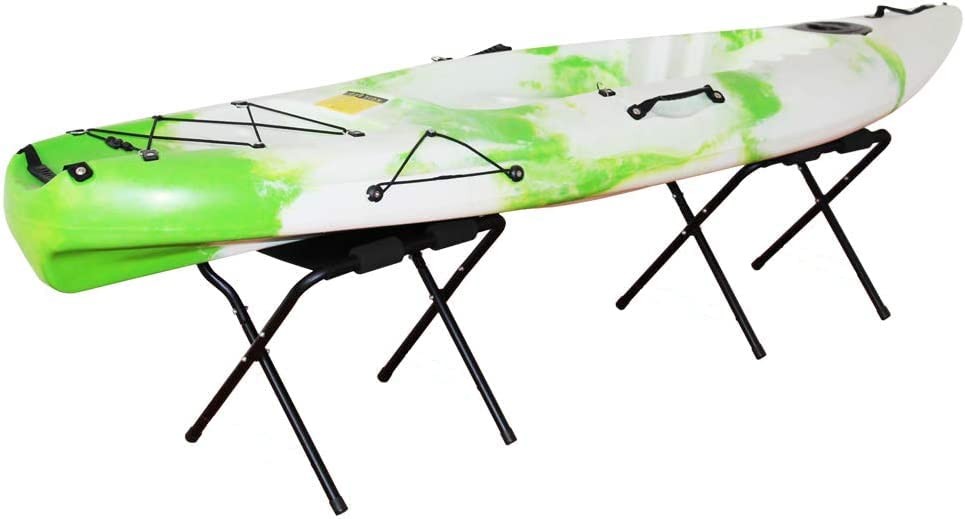 150LBS Foldable Kayak Stand Kayak Storage Rack Ground Storage Stand Rack Perf…