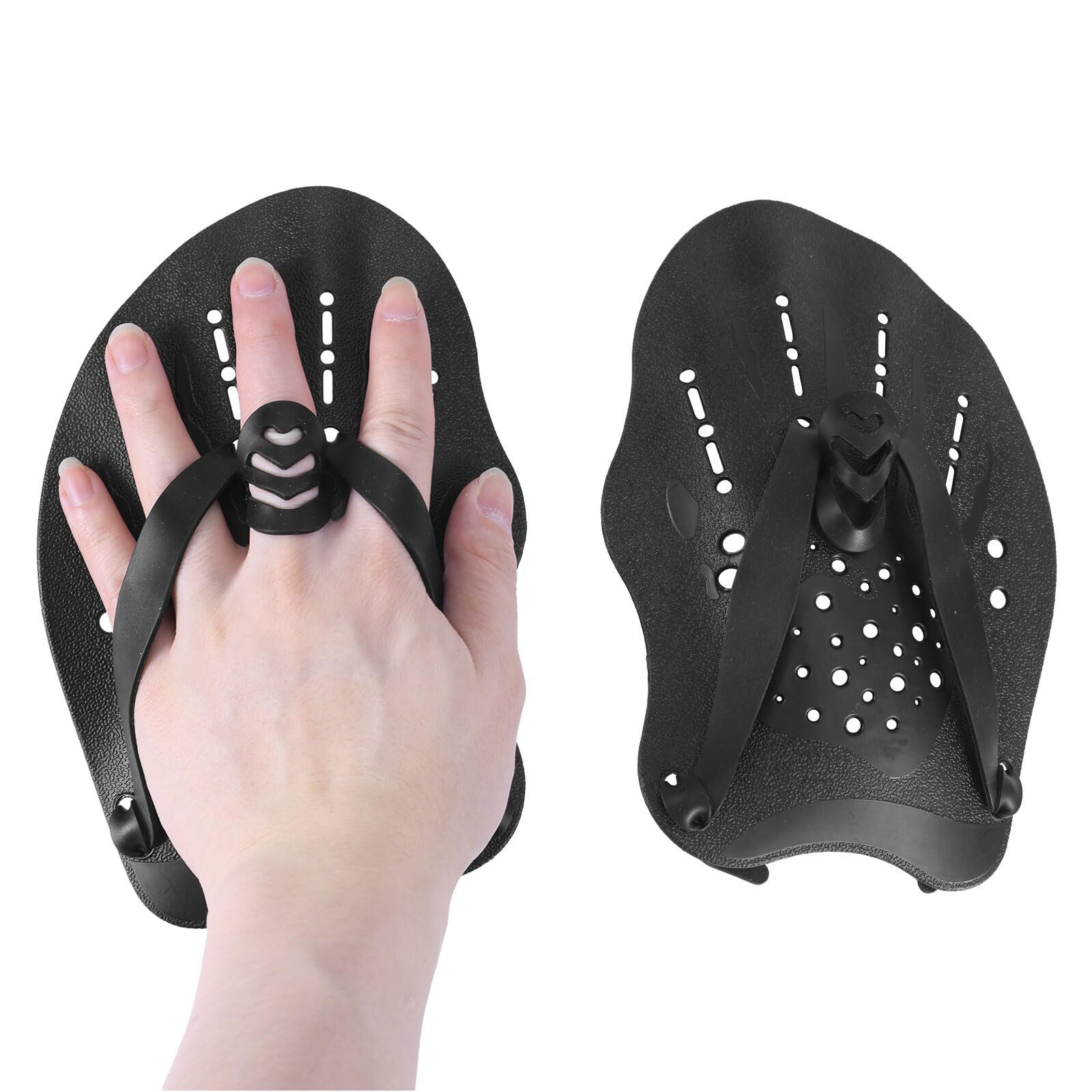 2pcs Swim Paddles Hand Hand Paddles for Lap Swimming Training Equipment with …