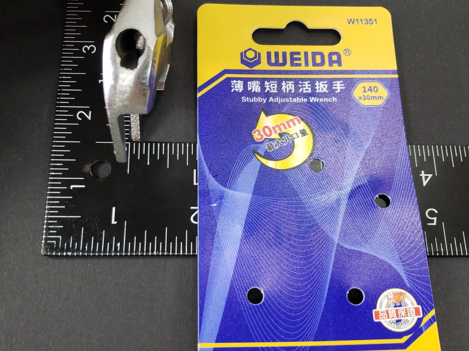 Scuba Dive 5.5″ Thin Jaw Head Stubby Adjustable Crescent Wrench Tool 5″