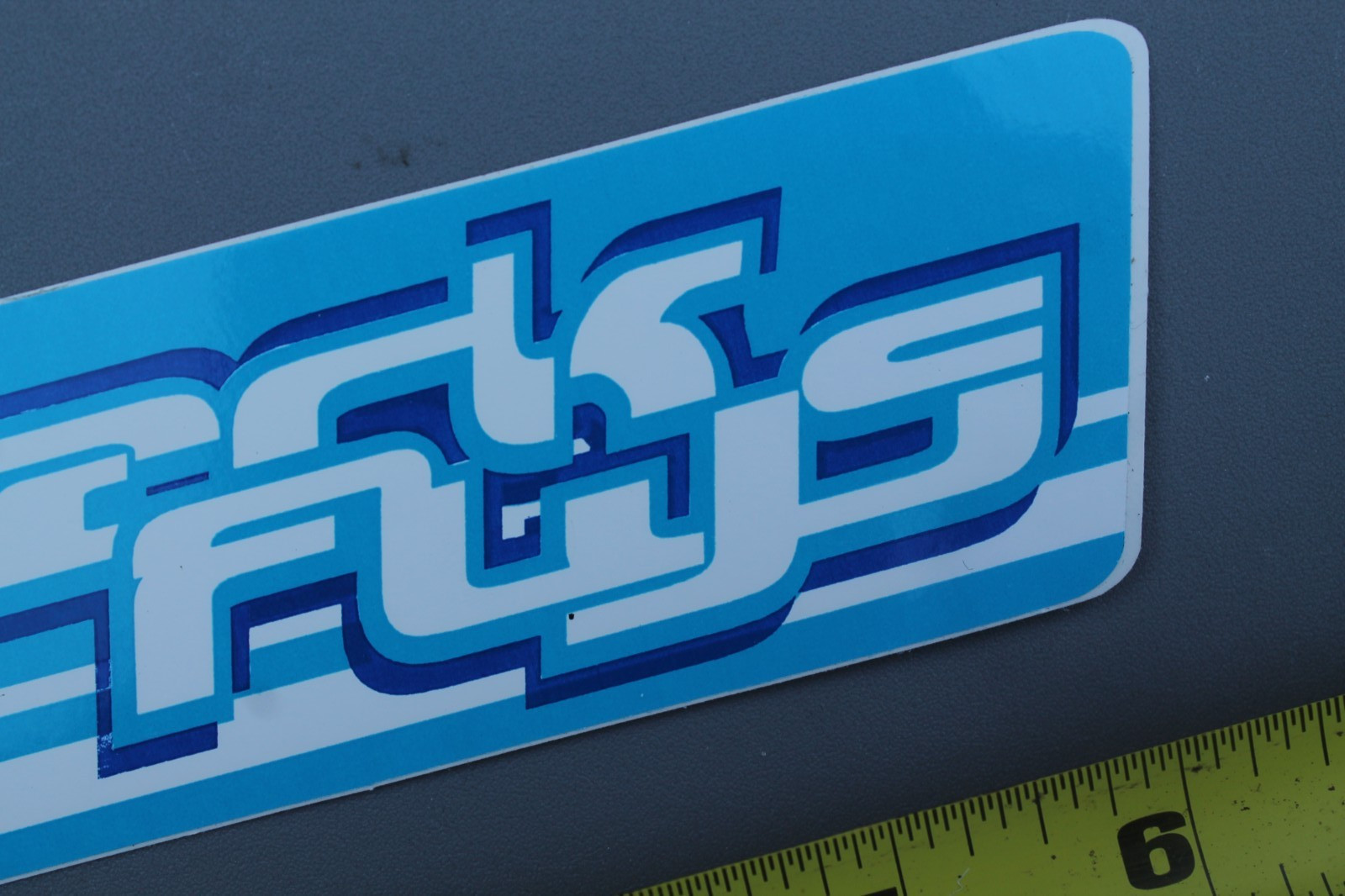 BLACK FLYS Sunglasses Blue White Punk Graffiti OG BF3 Vintage Surfing STICKER