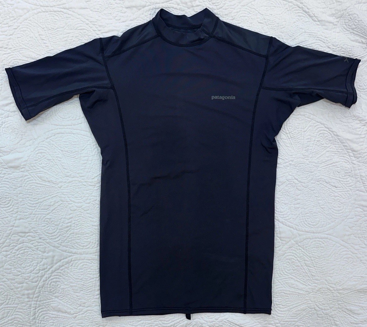 Patagonia Men’s RØ® Rashguard Surf Shirt Size M Black (Worn Once) EUC