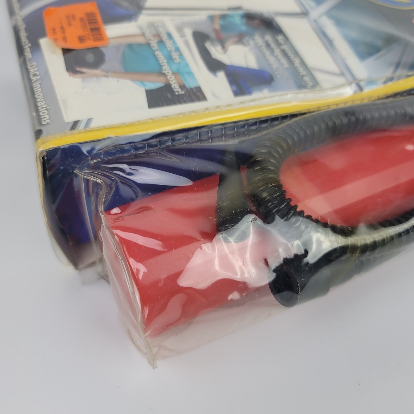 Stowaway Inflatable Deflatable Boat Fender Bumper w/ Pump [2 – 8”x 24″] NOS