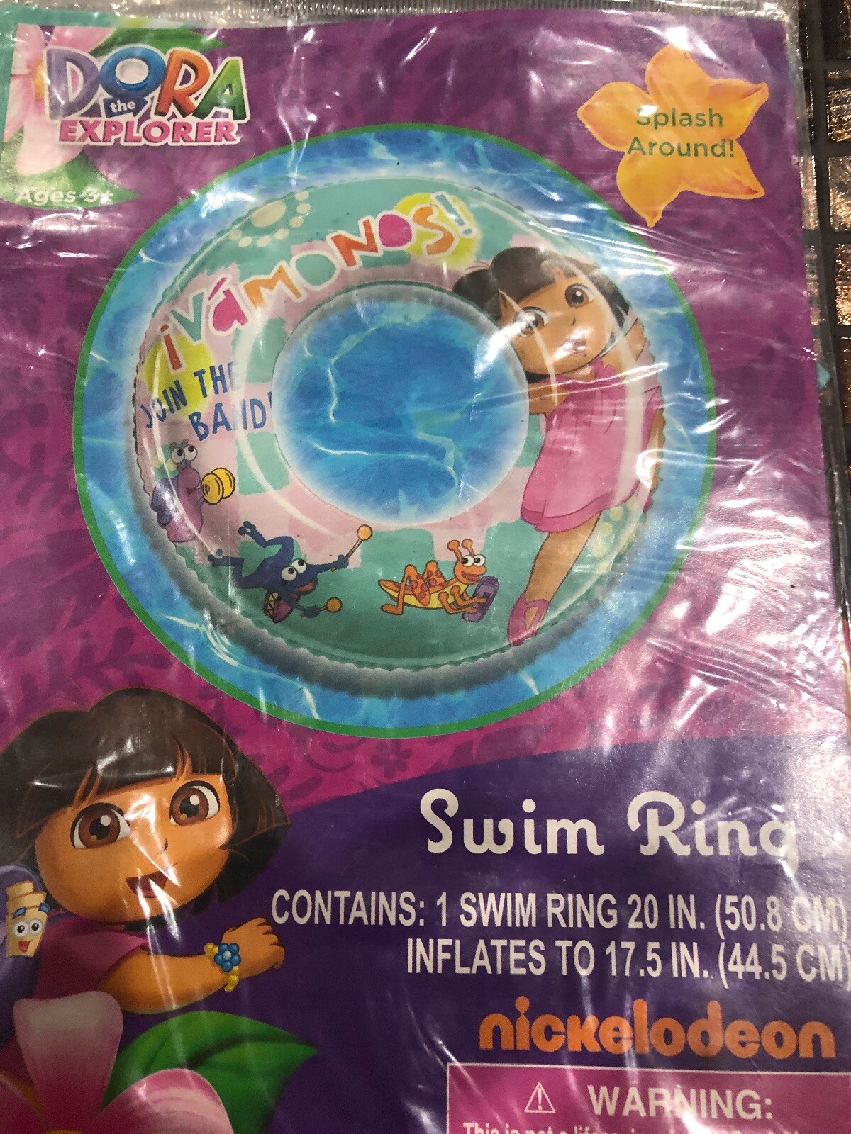 dora the explorer Beach Ball Swim Ring Arm Floats 3 Piece Swimming Set
