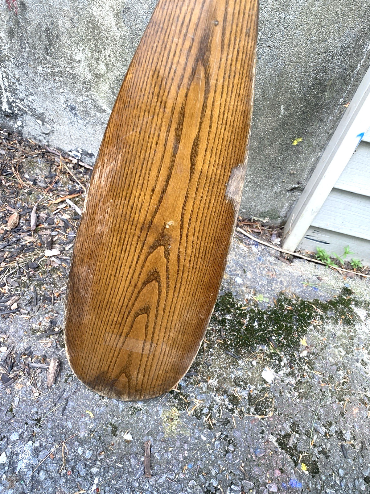 A Vintage Wooden 56″ Canoe or Kayak Paddle From Maine