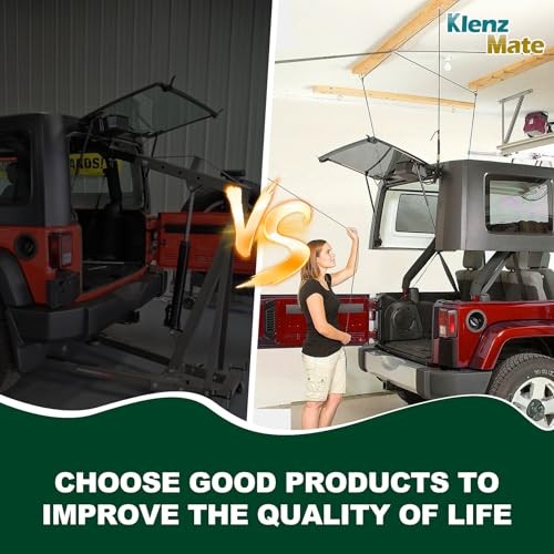2026 Upgraded Hardtop Removal Lift Compatible with All Jeep Wrangler JK JL