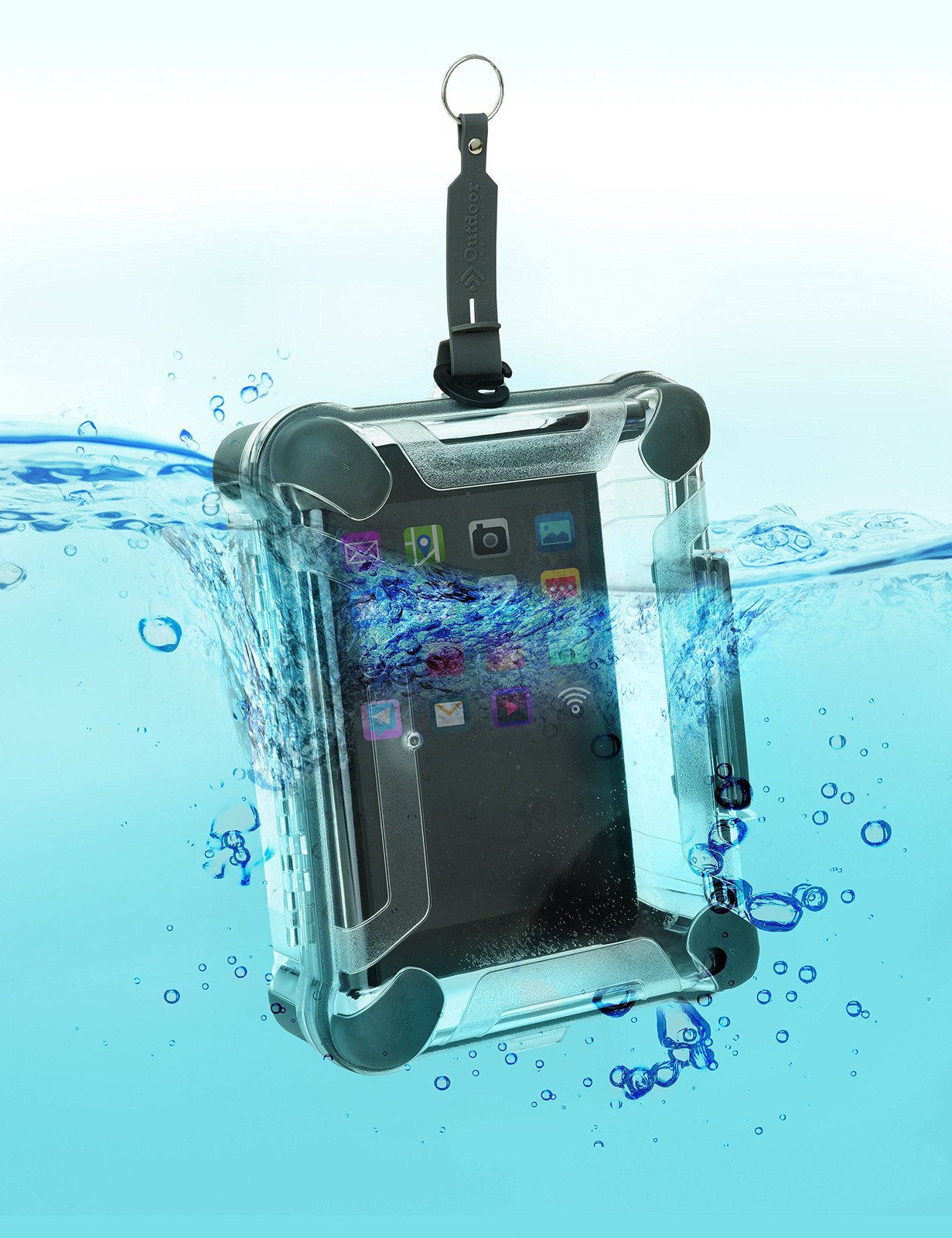 Outdoor Products Watertight Case Clear Large 186Ec-Clr