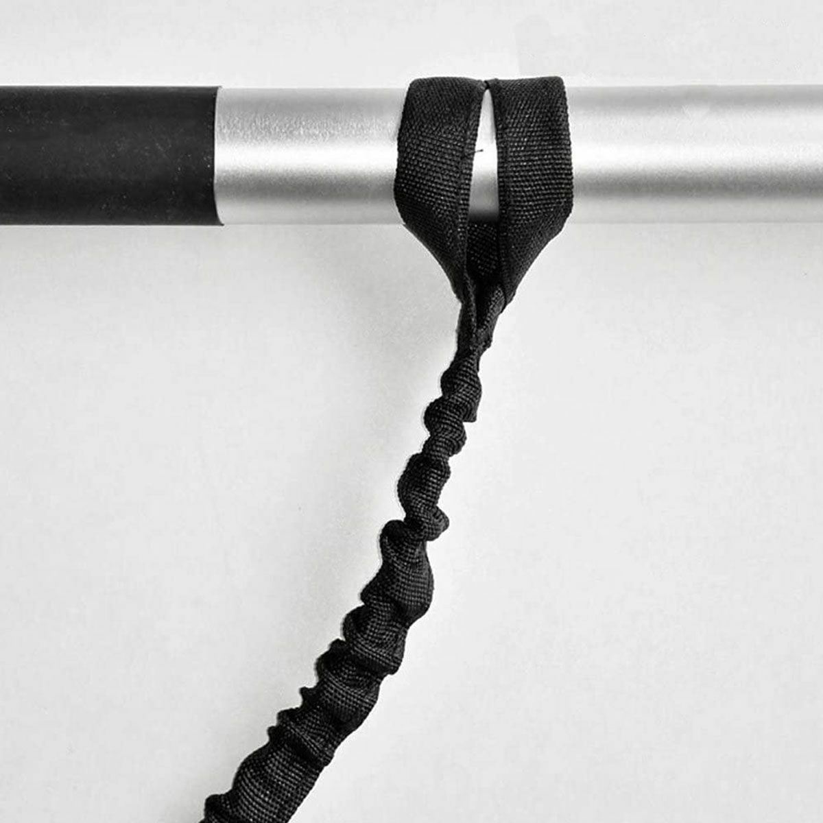 2/4pc Elastic Paddle Fishing Leash Safety Rod Coiled Lanyard For Kayak Canoe Oar