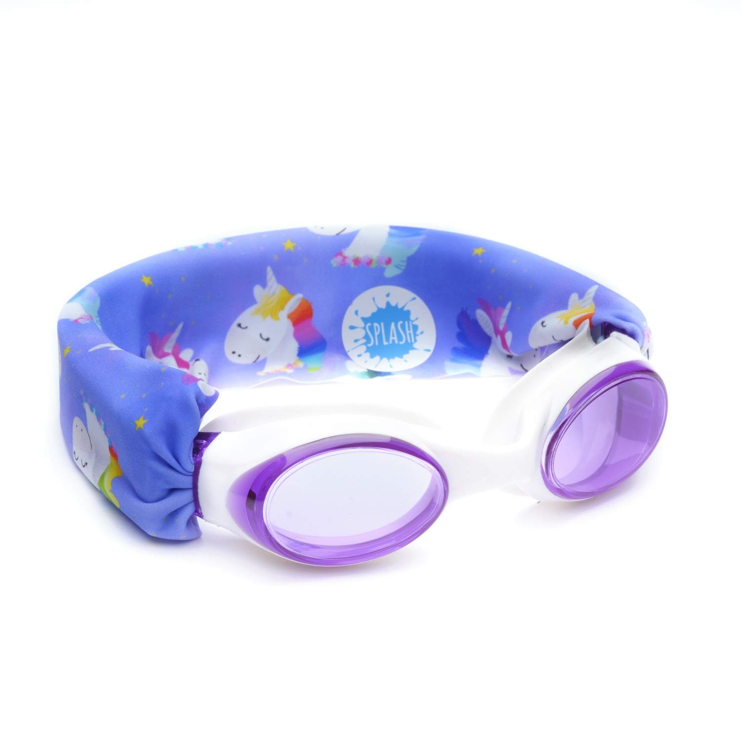 Splash Place SWIM GOGGLES with Fabric Strap – Adult & Kids Swim Goggles – PIN…