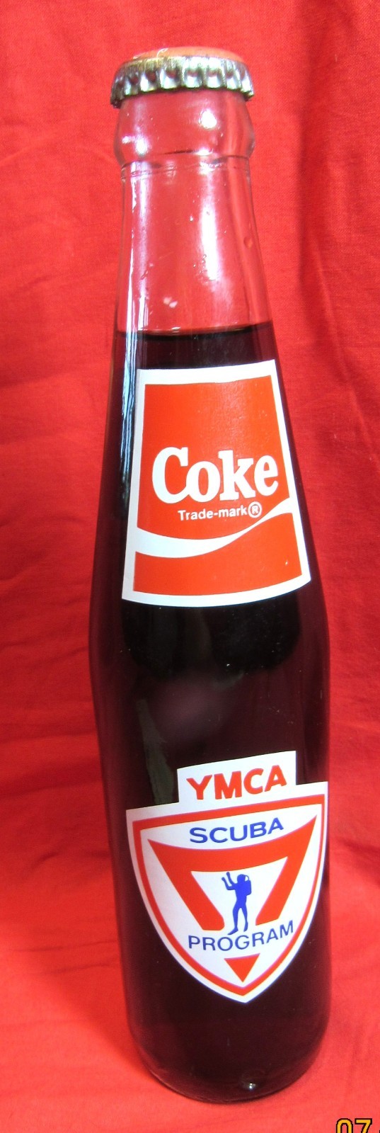 Vintage Scuba – RARE!! YMCA 25th Anniversary of Scuba Training COKE Bottle