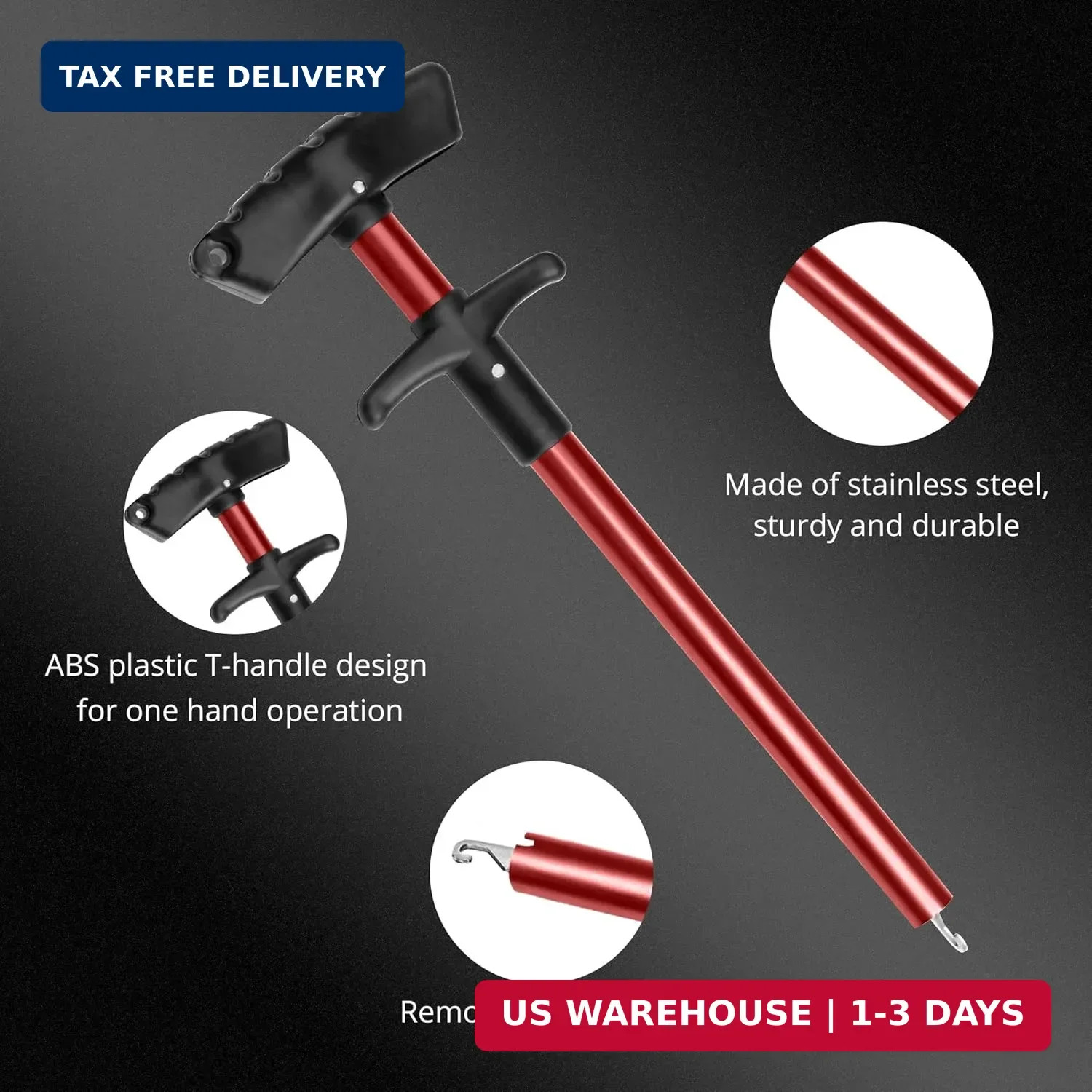 Kayak Landing Net, Foldable Landing Net Fishing Tool Kit 4PCS with Pliers Fish G