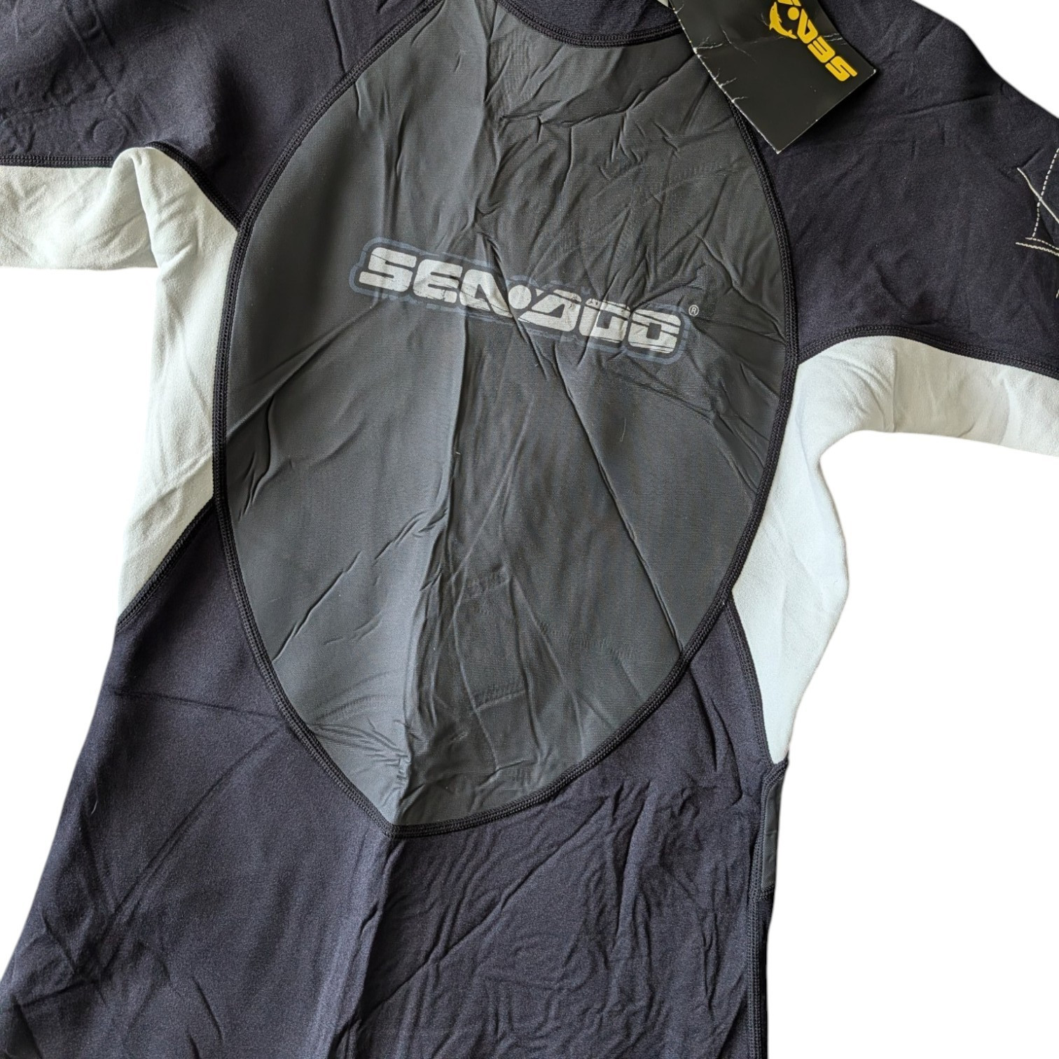 Sea Doo BRP Wet Suit New Mens Medium Black Gray 4-Way Flex Stallion SD8117