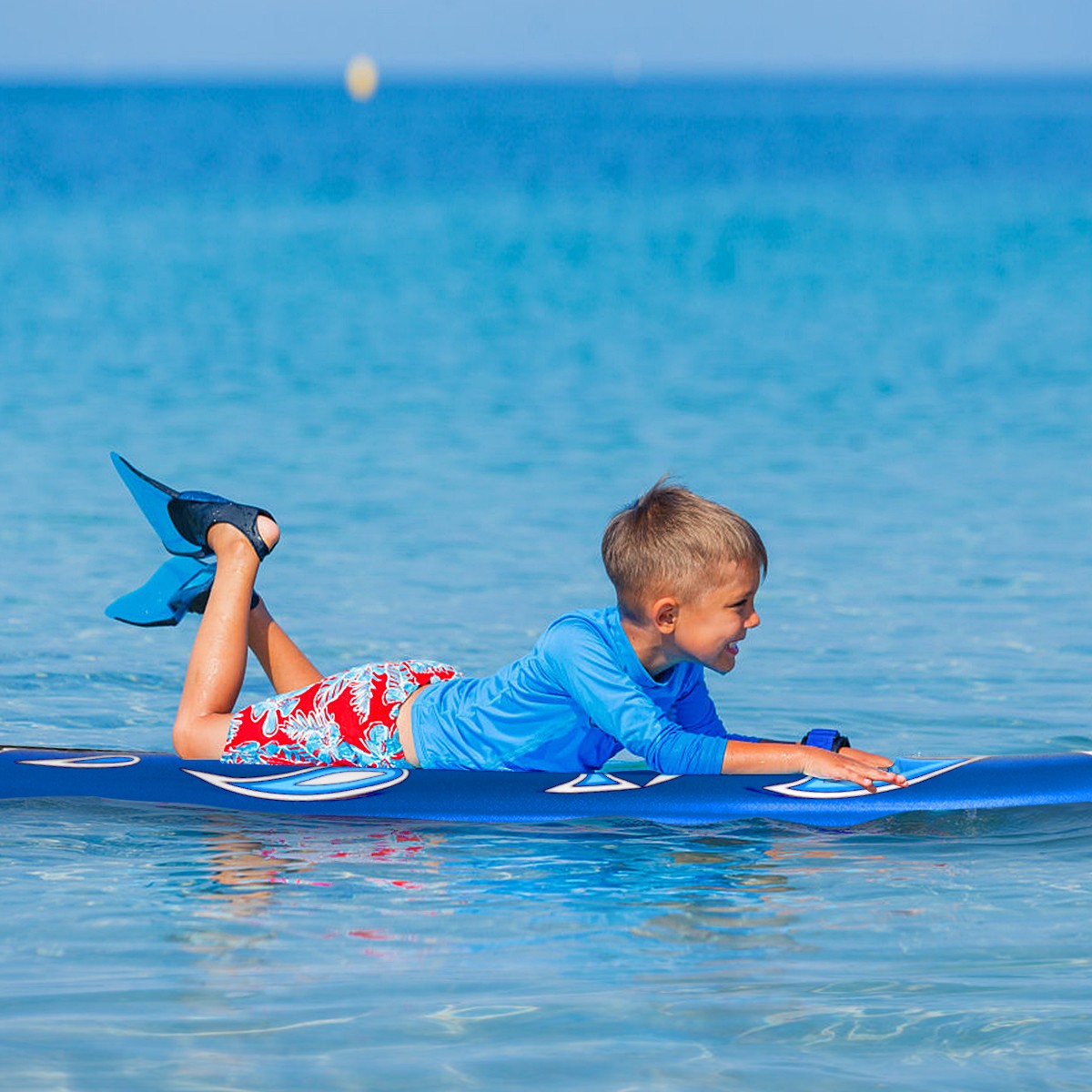 6ft Surfboard Stand Up Surfing Paddle Board SUP Ocean Beach Kid Adult White