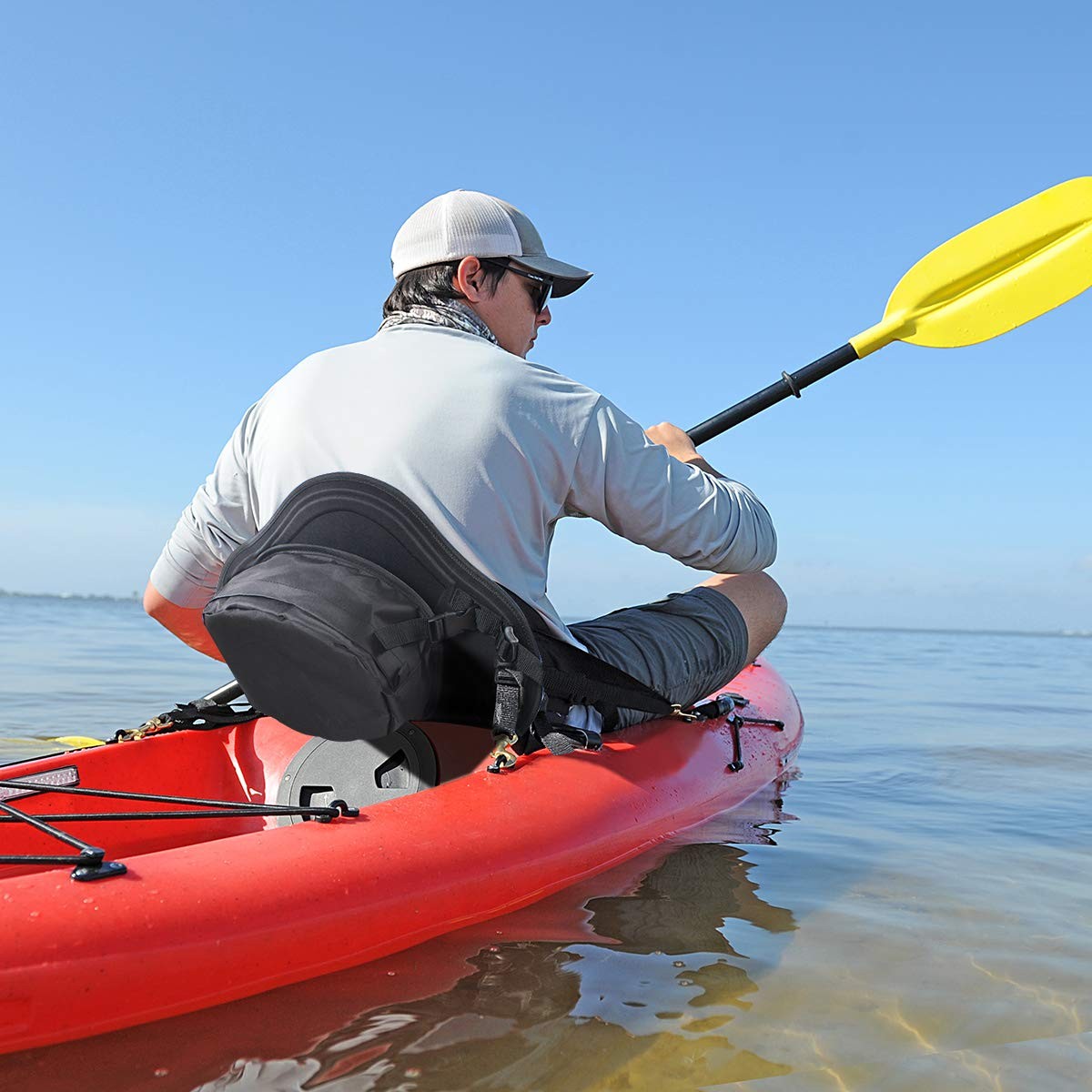 AQUARM Kayak Seat Deluxe Padded Canoe Adjustable