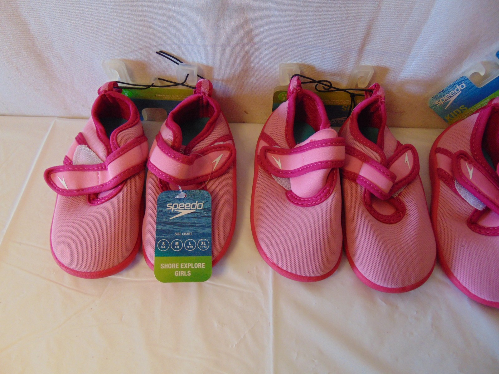 5 Pairs Speedo Kids Pink Girls Water Shoes