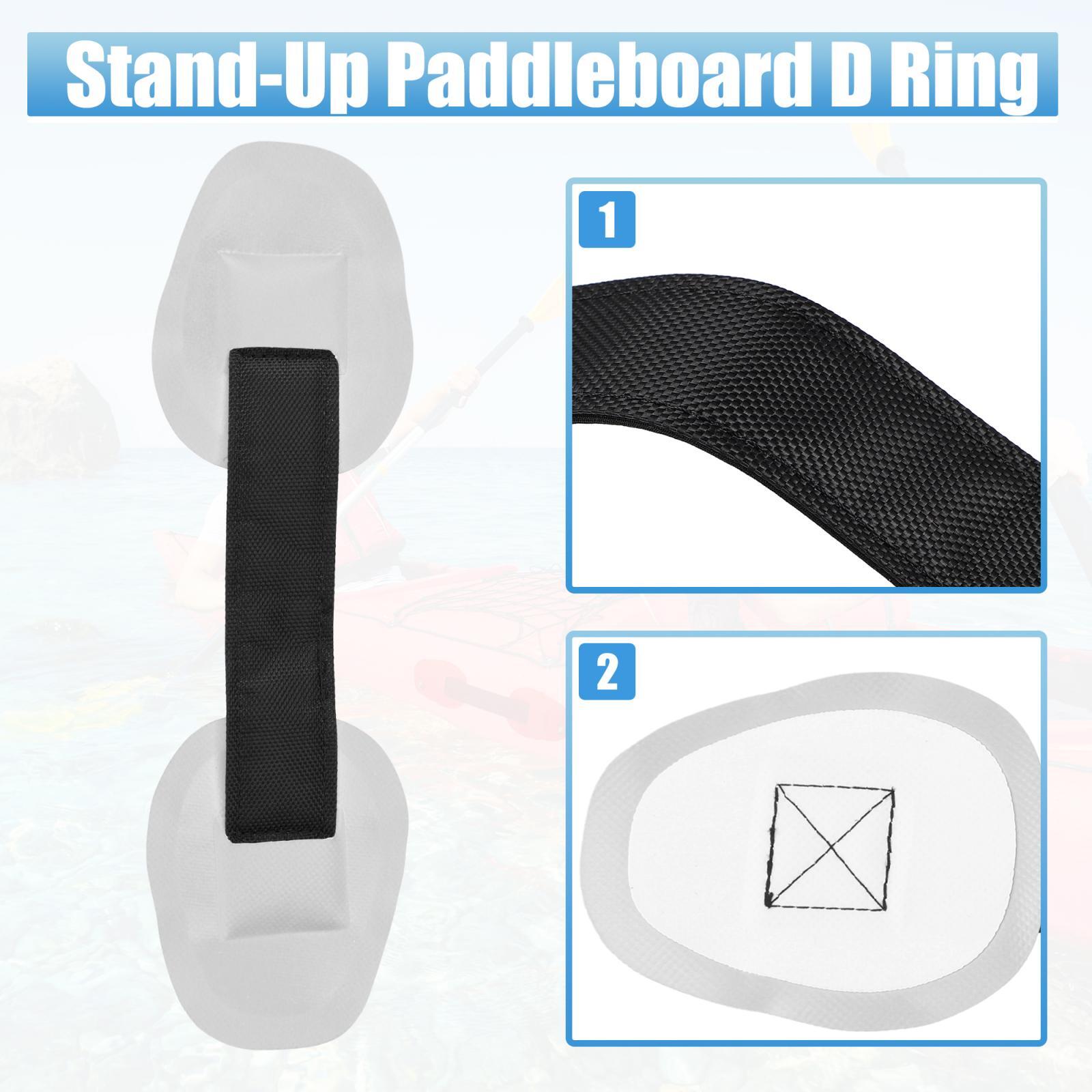7pcs Gray D-Ring PVC Patch 11.5ft Elastic Shock Rope with 6 Hooks for Boat