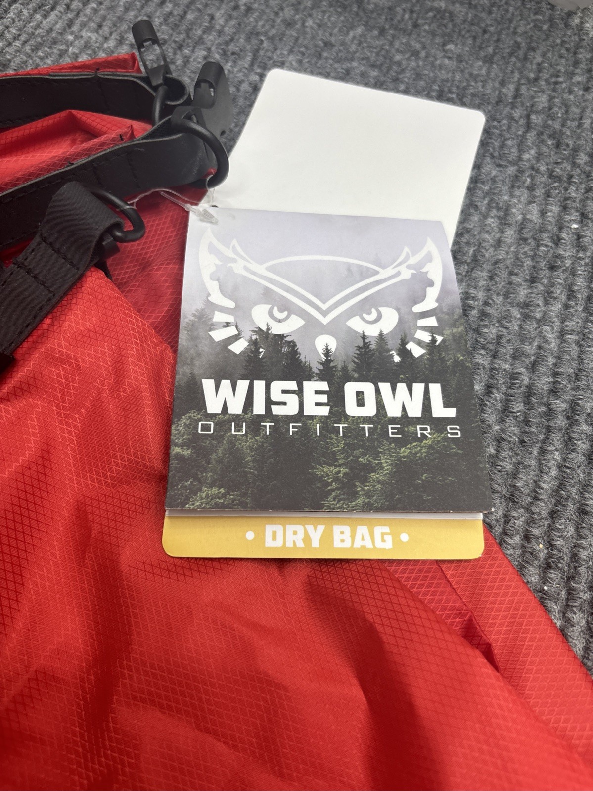 Waterproof Dry Bag 3-Pack 5L/10L/20L) RED Airtight & Lightweight by Wise Owl NEW