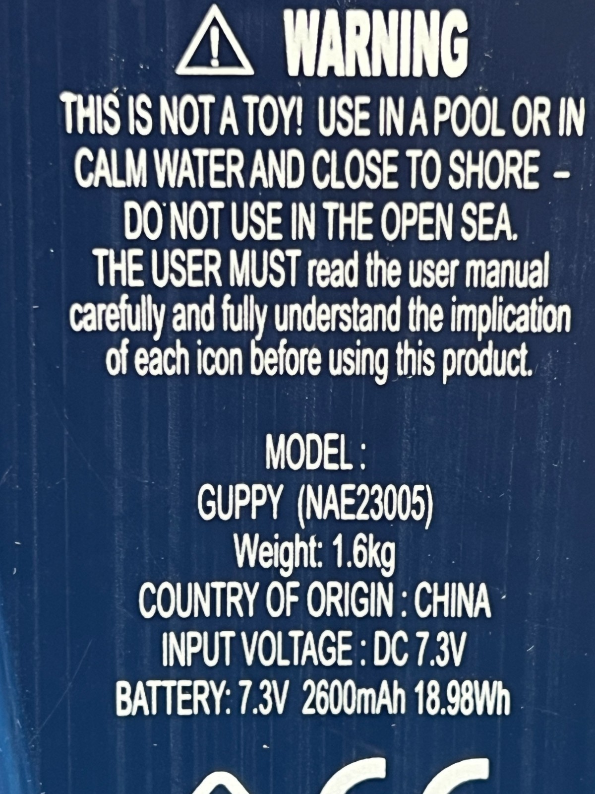 Nautica Guppy NAE23005 Underwater Seascooter