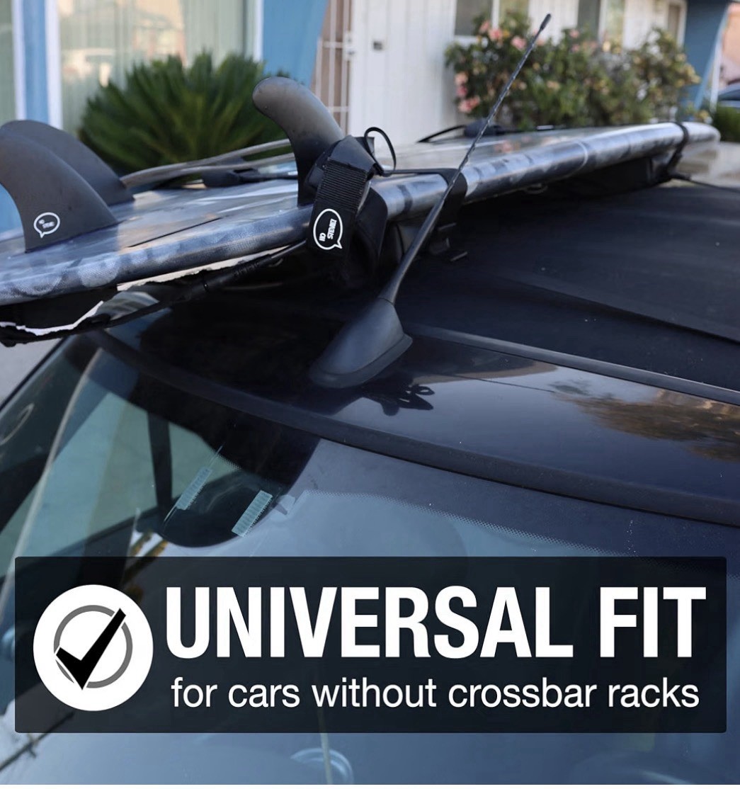 Ho Stevie Surfboard Car Roof Rack Padded System Holds 3 Boards Universal Soft