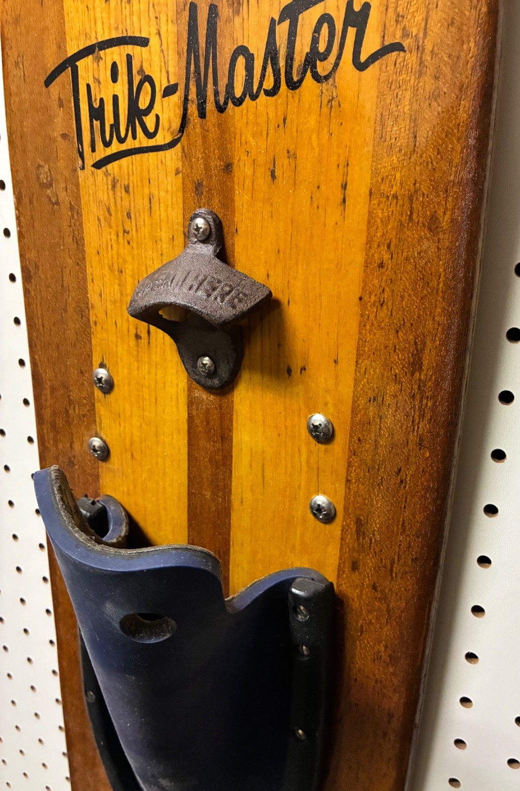 Cypress Gardens Trik-Master Waterski Bottle Opener Towel Rack Wall mounted