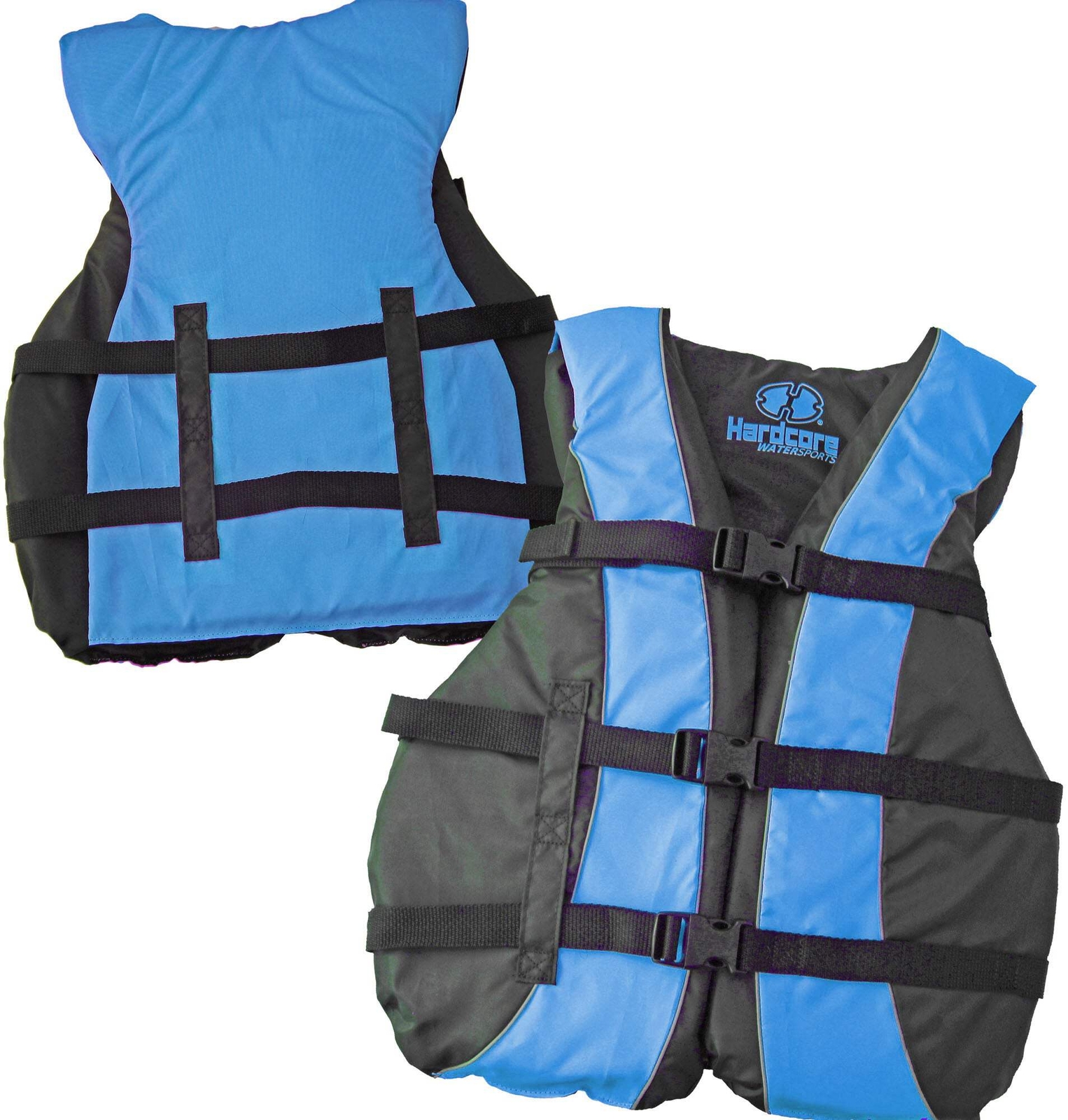 Hardcore life jacket 4 pack paddle vest for Adults; Coast Guard approved Type II